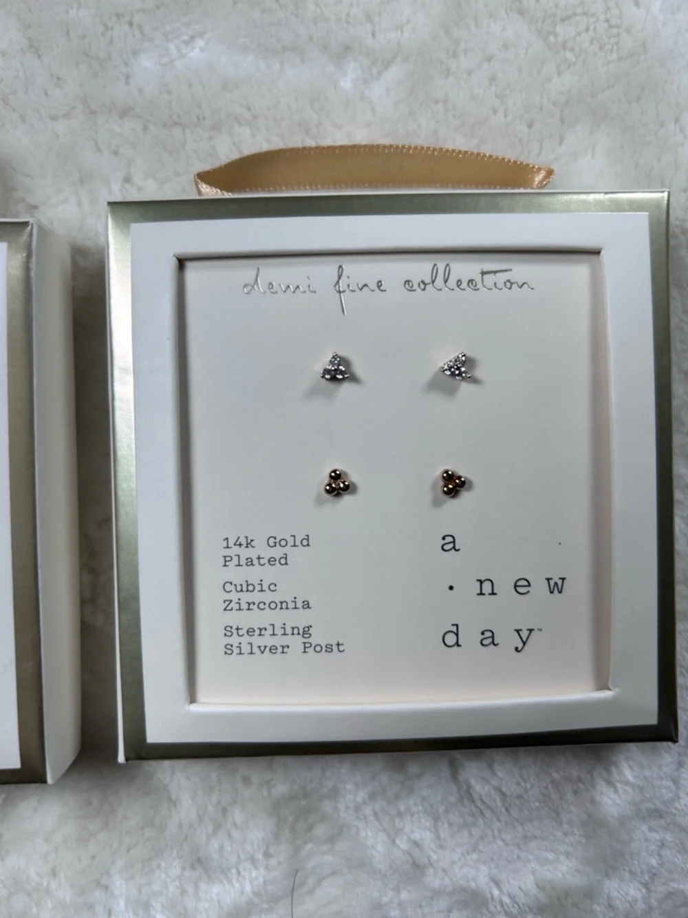 NWT Jewelry Bundle A New Day Demi Fine Collection, earrings necklace silver gold